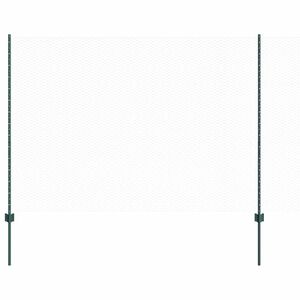 vidaXL Cl&ocirc;ture hexagonale avec poteau 100 x 1,6 m Vert Maille