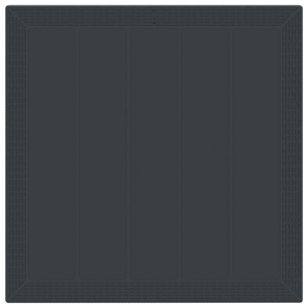 vidaXL Ensemble de salle &agrave; manger pour jardin 5 pcs Anthracite