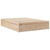 vidaXL Lit avec matelas 160x200 cm bois de pin massif