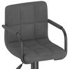 vidaXL Tabourets de bar lot de 2 gris foncé velours