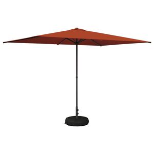 vidaXL Parasol de jardin avec base 200 x 300 cm Polyester