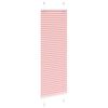 vidaXL Store pliss&eacute; rose 50x100 cm largeur du tissu 49,4 cm polyester
