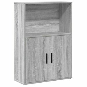 vidaXL Biblioth&egrave;que sonoma gris 60x24x85 cm bois d'ing&eacute;nierie
