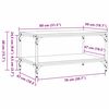 vidaXL Table basse Bois Ancien 80 x 50 x 40 cm Bois d'ing&eacute;nierie
