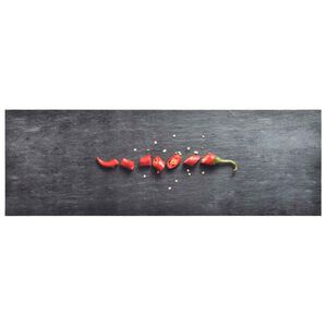 vidaXL Tapis de cuisine lavable Poivre 60x180 cm