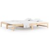 vidaXL Lit coulissant sans matelas 2x(90x190) cm Bois de pin massif