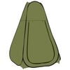 vidaXL Tente de douche escamotable Vert
