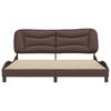 vidaXL Cadre de lit sans matelas Hvar marron 180x200 cm similicuir