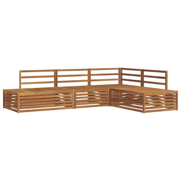 vidaXL Ensemble de canap&eacute;s d'ext&eacute;rieur 4 Pi&egrave;ce Naturel