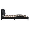 vidaXL Cadre de lit sans matelas noir 160x200 cm velours