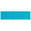 vidaXL Coussin de chaise longue turquoise tissu oxford