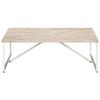 vidaXL Table basse 110x110x36 cm Bois de manguier solide