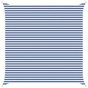 vidaXL Voile d'ombre Bleu et Blanc 5 x 5 m 100 % polyester Oxford