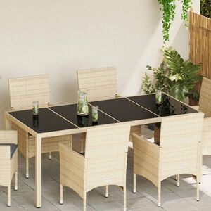 vidaXL Plateau de table 4 pcs Noir verre tremp&eacute;