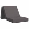 vidaXL Canap&eacute;-lit pliable 75 x 63 x 45 cm Gris clair