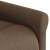 vidaXL Fauteuil de massage inclinable Marron Tissu