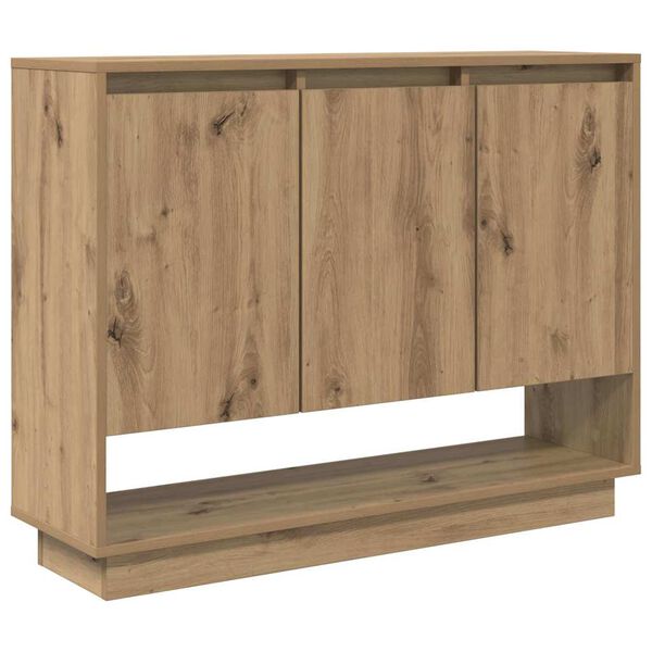 vidaXL Buffet Ch&ecirc;ne artisanal 97 x 29 x 75 cm Bois d'ing&eacute;nierie