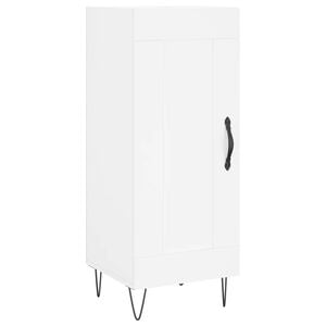vidaXL Buffet blanc 34,5x34x90 cm bois d'ing&eacute;nierie