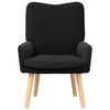 vidaXL fauteuil Noir 63 x 67 x 94 cm Tissu Sherpa