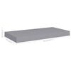 vidaXL &Eacute;tag&egrave;re murale flottante gris 50x23x3,8 cm MDF