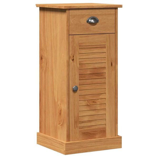 vidaXL Armoire de salle de bain avec tiroir VIGO Marron et Marron Miel