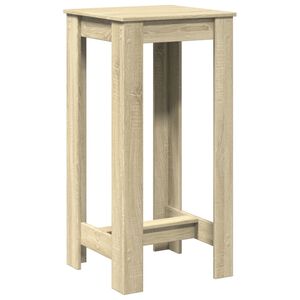 vidaXL Table de bar ch&ecirc;ne sonoma 51x50x103,5 cm bois d'ing&eacute;nierie