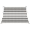 vidaXL Voile d'ombre Gris clair et blanc 3 / 4 x 3 m HDPE