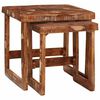 vidaXL Tables d'appoint Marron Bois de mangue massif