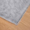 vidaXL Tapis en Fourrure Synthétique de Lapin Olite Gris 80 x 150 cm