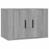 vidaXL Ensemble de meubles TV 3 pcs Sonoma gris Bois d'ing&eacute;nierie