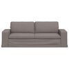 vidaXL Canap&eacute; Taupe Dimensions globales: 222 x 80 x 82 cm (l x P x H)