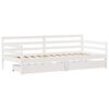 vidaXL Lit de jour avec tiroirs sans matelas 80x200 cm bois massif