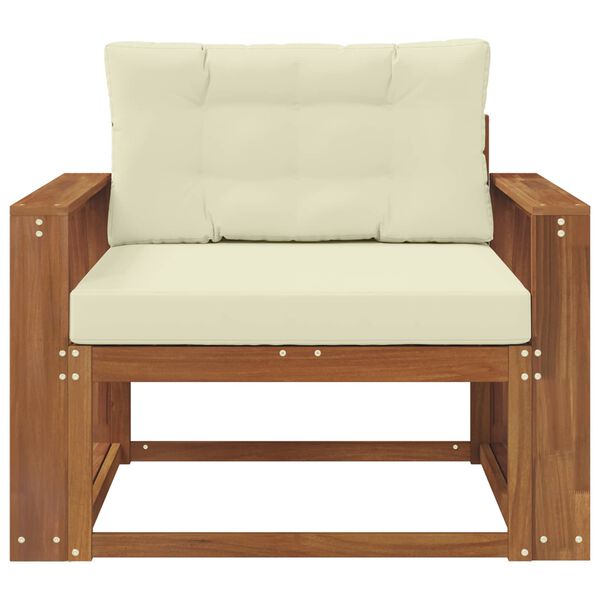 vidaXL Sofa de milieu ext&eacute;rieur Bois d'Acacia Massif Naturel