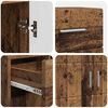 vidaXL Cabinet en Bois avec tiroir Bois ancien 88,5 x 30,5 x 73 cm