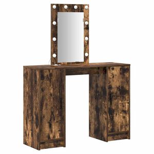 vidaXL Table de Toilette Marron 102 x 33 x 135 cm Bois d'ing&eacute;nierie