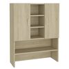 vidaXL Meuble pour machine &agrave; laver Ch&ecirc;ne sonoma 70,5x25,5x90 cm