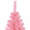 vidaXL Sapin de No&euml;l avec 300 LED avec support Rose 180 cm PVC