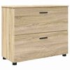 vidaXL Cabinet de salle de bain Ch&ecirc;ne Sonoma 76,5 x 35 x 64 cm