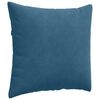 vidaXL Coussins de canapé 2 pcs Bleu 50 x 50 cm