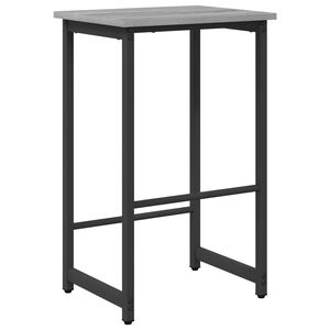 vidaXL Tabouret de bar Sonoma gris 40 x 32 x 74 cm Bois d'ing&eacute;nierie