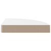 vidaXL &Eacute;tag&egrave;re d'angle flottante Blanc brillant 25 x 25 x 3,8 cm MDF