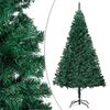 vidaXL Arbre de No&euml;l artificiel pr&eacute;-&eacute;clair&eacute; et boules vert 180 cm PVC