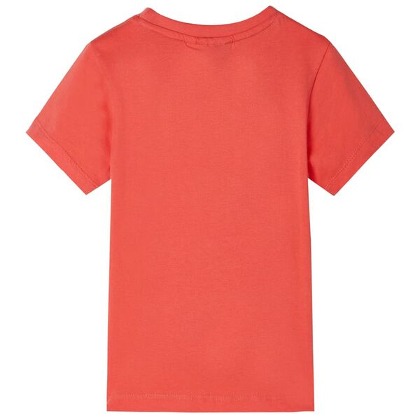 T-shirt pour enfants rouge clair 128