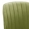 vidaXL Chaises &agrave; manger lot de 2 vert clair velours