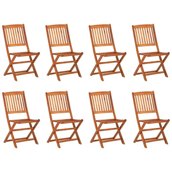 vidaXL Ensemble &agrave; manger de jardin 9 pcs bois massif d'acacia