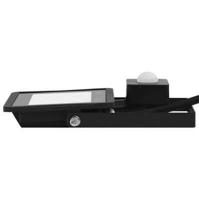 vidaXL Projecteur à LED avec capteur 10 W Blanc chaud