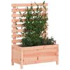 vidaXL Jardini&egrave;re avec support 79x39,5x114 cm bois massif douglas