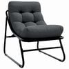 vidaXL Mobilier de jardin avec coussin 2 pcs Noir 60,5 x 81 x 71 cm
