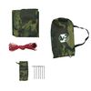 vidaXL B&acirc;che de camping camouflage 366x306 cm imperm&eacute;able
