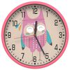 vidaXL Horloge murale rose &Oslash;25,5 cm polystyr&egrave;ne et verre